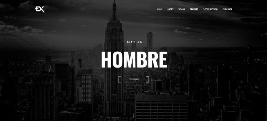 Hombre v1.2 - Responsive Coming Soon Page