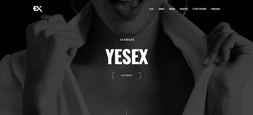 Yesex - Creative One Page Portfolio Template