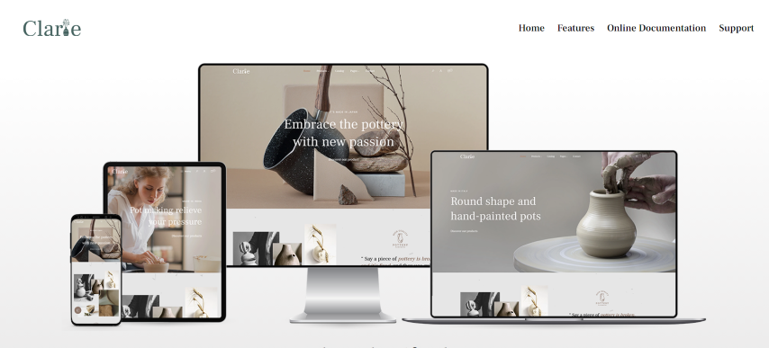 Clarie v1.2 - HandMade Shopify Theme