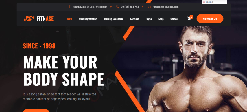 Fitnase v1.0.8 - Gym And Fitness WordPress Theme