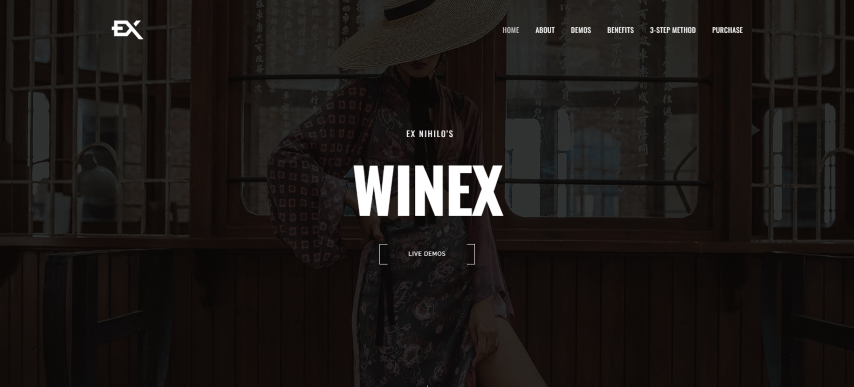 Winex v1.0 - Creative Coming Soon Template