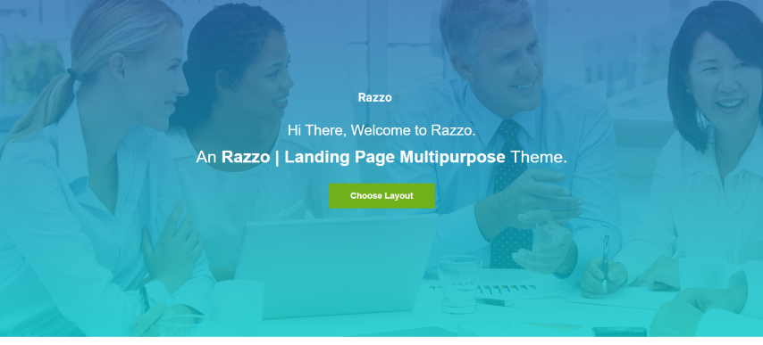 Razzo - Multipurpose Responsive Bootstrap Landing page