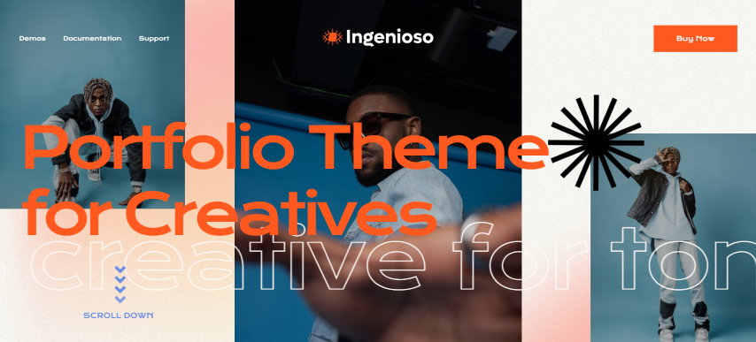 Ingenioso v1.0 - Creative WordPress Theme