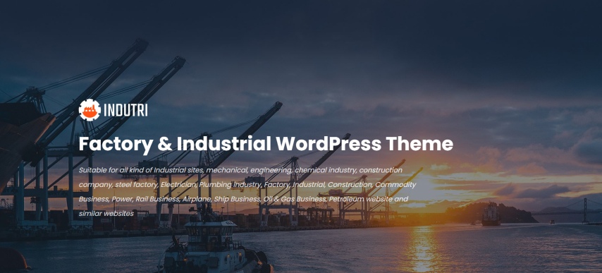 Indutri v1.1.1 - Factory & Industrial WordPress Theme