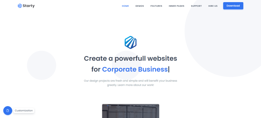 Starty v1.1.0 - Multipurpose Bootstrap 5 Landing Template