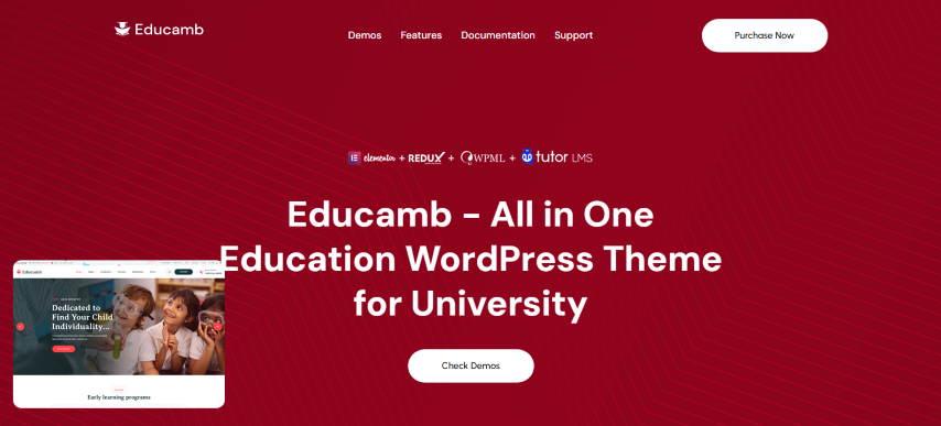 Educamb v1.2 - LMS Education WordPress Theme