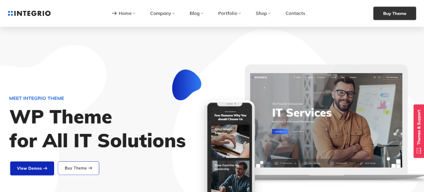 Integrio v1.1.6 - IT Solutions and Services Company WordPress Theme