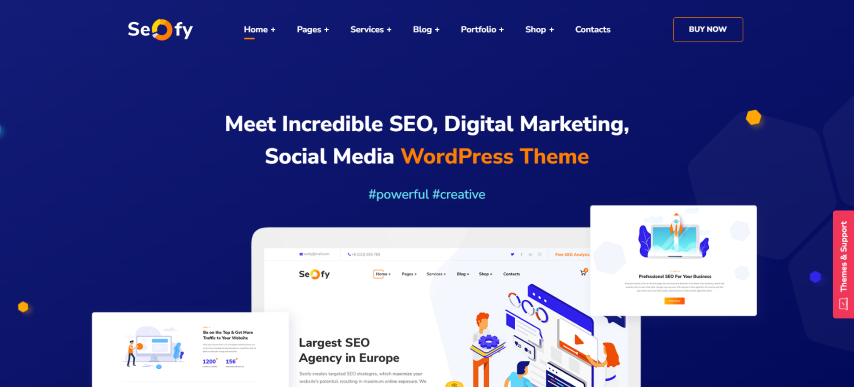 Seofy v1.6.5 - Digital Marketing Agency WordPress Theme
