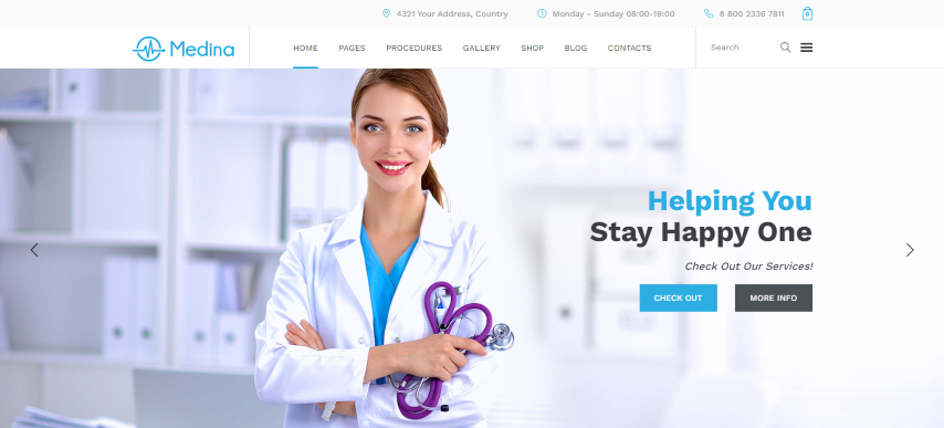 Medina v1.5.0 – Responsive Medical & Health Theme