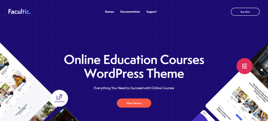 Facultic v1.0 - Online Education Courses WordPress Theme