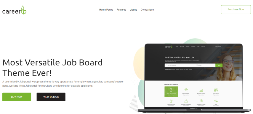 CareerUp v2.3.27 - Job Board WordPress Theme
