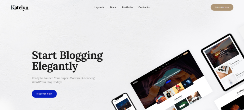 Katelyn v1.0.9 - Creative Gutenberg Blog WordPress Theme