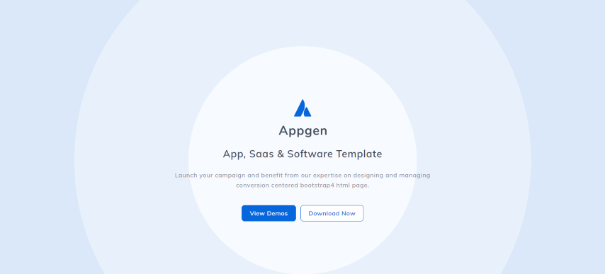 Appgen v2.0 - App, Saas & Software Bootstrap 5 Landing Page Template