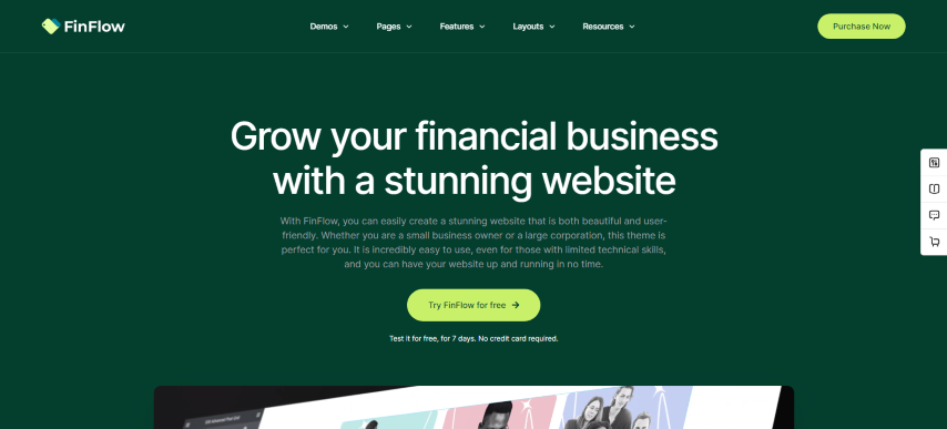 FinFlow v1.0.2 - Banking, Finance & Fintech WordPress Theme