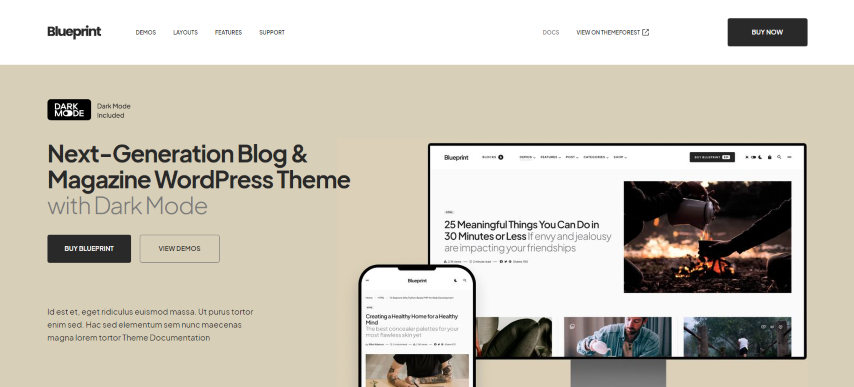 Blueprint v1.0.6 - Next-Generation Blog & Magazine Theme