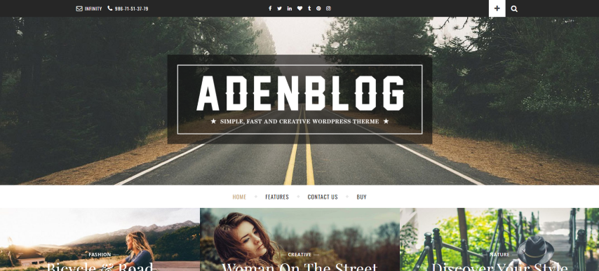 Aden v3.1.8 - A WordPress Blog Theme