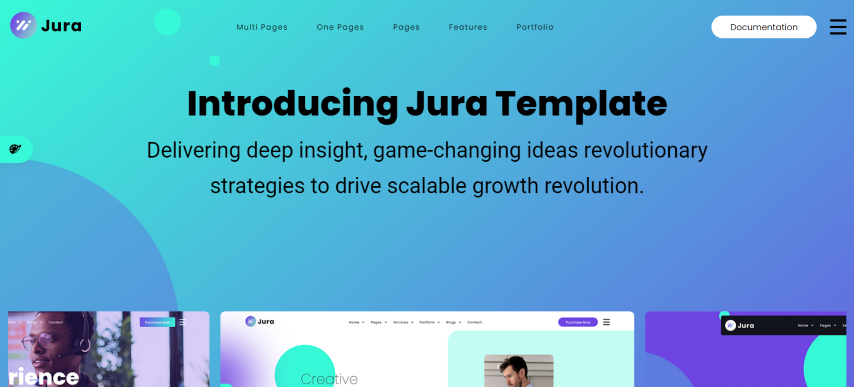 Jura v1.0 - Creative Solutions and Business HTML5 Template