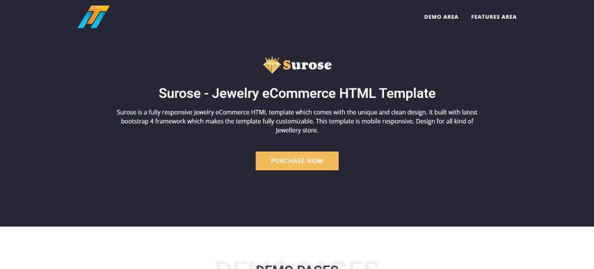 Surose v1.0 - Jewelry eCommerce HTML Template