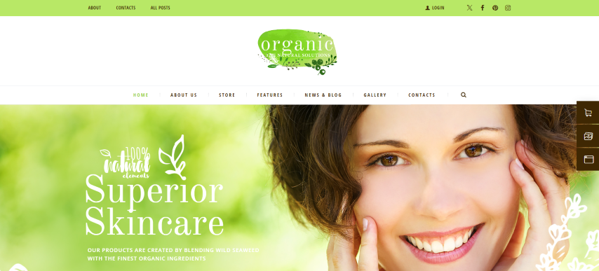 Organic Beauty v1.4.4 - Store & Natural Cosmetics Theme