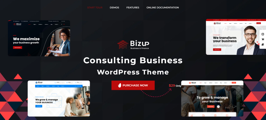 Bizup v2.0.5 - Business Consulting WordPress Theme