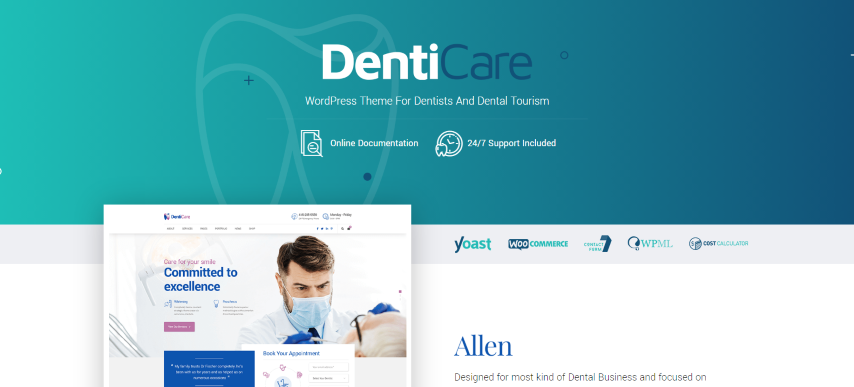 DentiCare v1.2.2 - Medical, Dentist & Dental Clinic