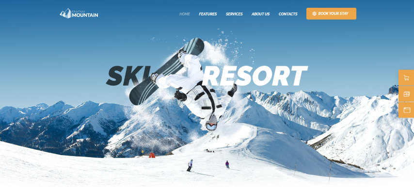 Snow Mountain v1.2.6 - Ski Resort & Snowboard School WordPress Theme