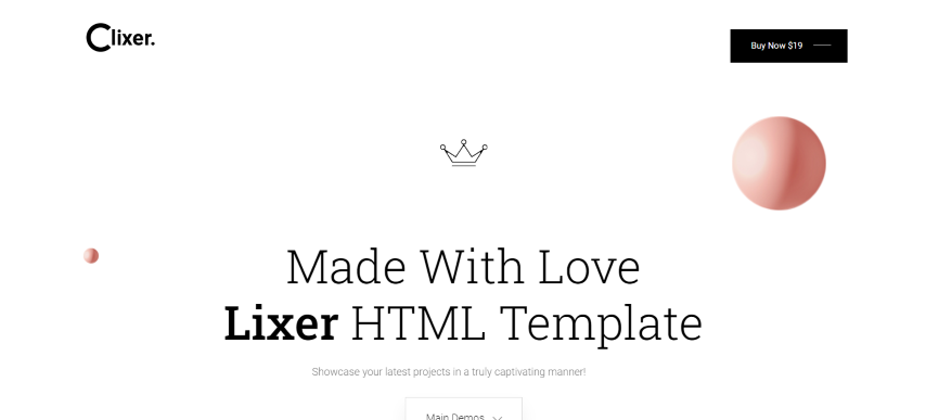 Lixer - Creative Portfolio HTML Template