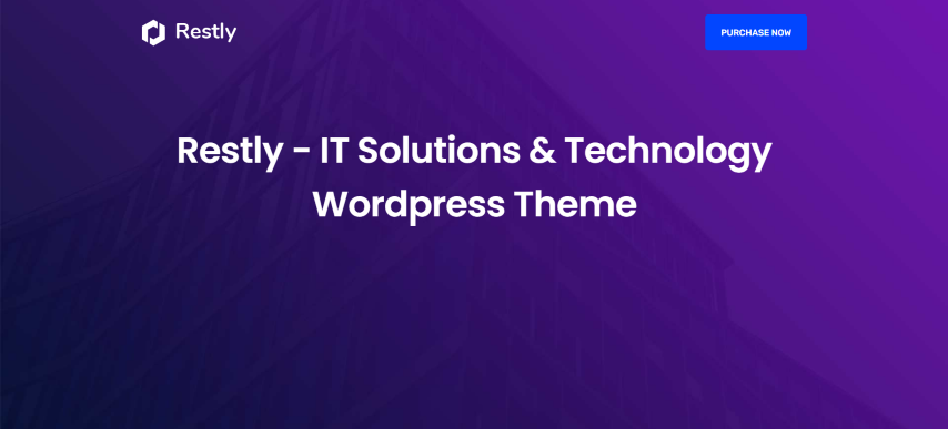 Restly v1.2.3 - IT Solutions & Technology WordPress Theme