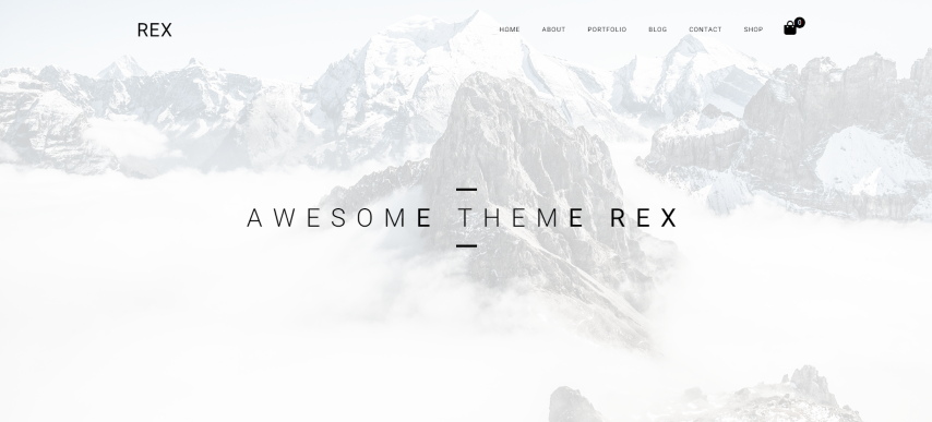 Rex v4.0.0 - Minimal WordPress Portfolio Theme