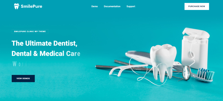 SmilePure v1.4.4 - Dental & Medical Care WordPress Theme