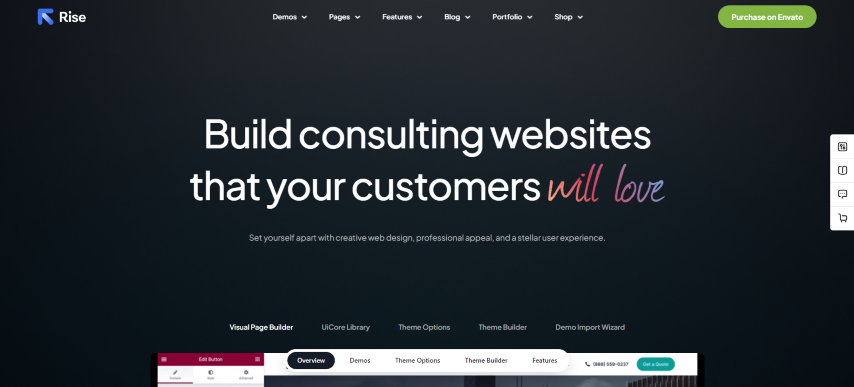 Rise v2.0.9 - Business & Consulting WordPress Theme