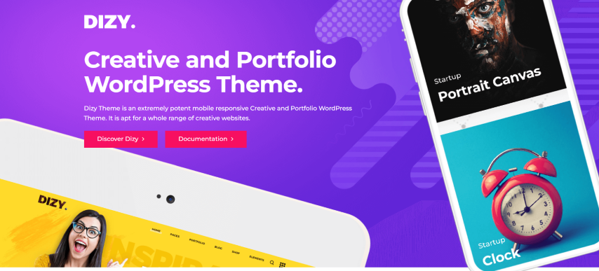 Dizy v1.2.0 - Creative Portfolio Theme