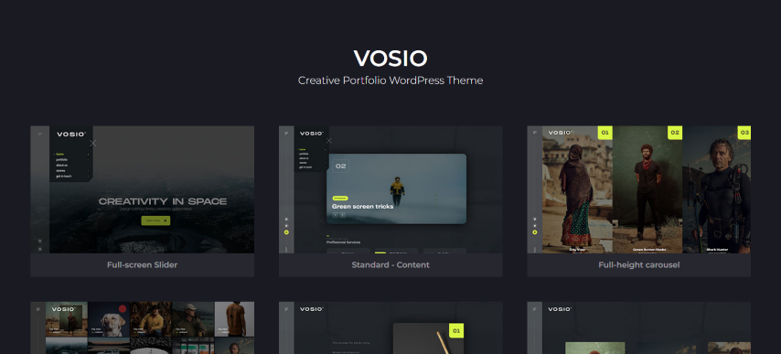 Vosio v1.0 - Creative WordPress Portfolio