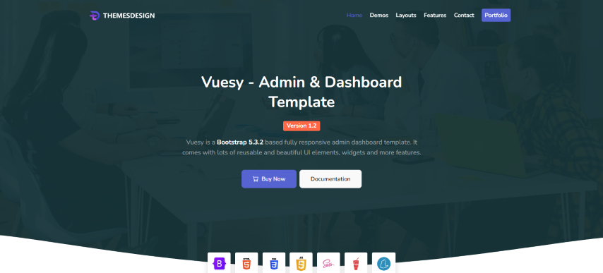 Vuesy - Admin & Dashboard Template