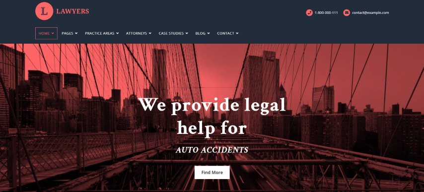 Lawyers v3.0.0 - Attorney Law Firm Template