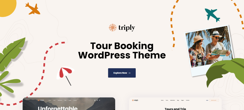 Triply v2.3.2 - Tour Booking WordPress Theme