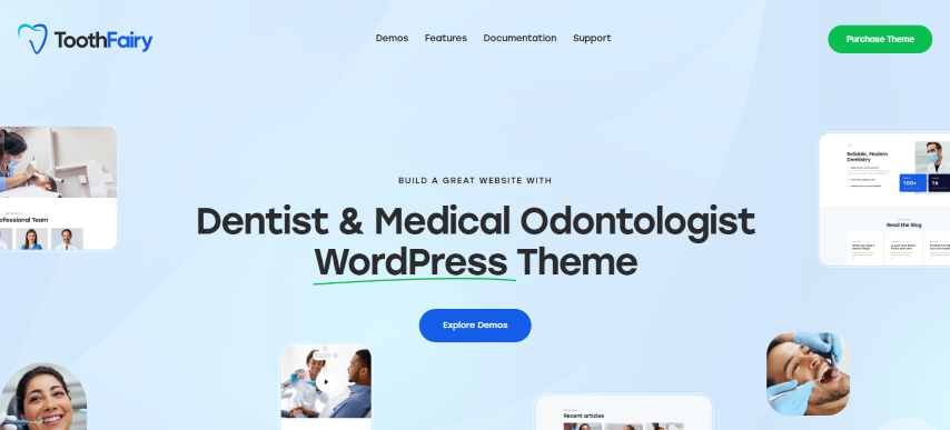 Tooth Fairy v1.0 - Dentist & Medical Odontologist WordPress Theme