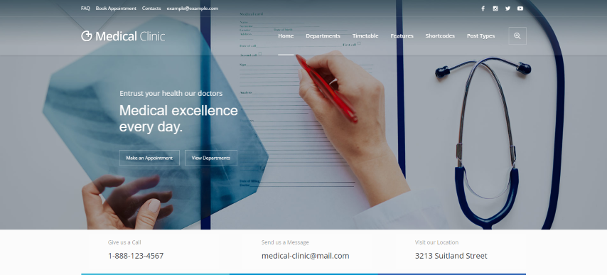 Medical Clinic v1.2.9 - Health & Doctor Medical Theme