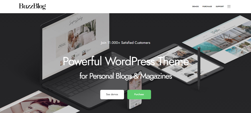 Buzz v5.5 - Lifestyle Blog & Magazine WordPress Theme