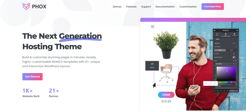 Phox v2.1.8 - Hosting WordPress & WHMCS Theme