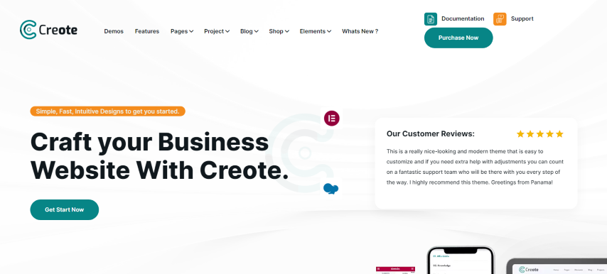 Creote v2.4.3 - Consulting Business WordPress Theme