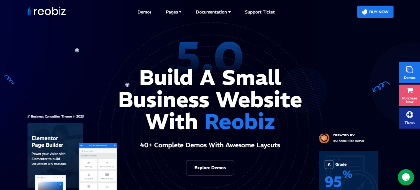 Reobiz v4.9.5 - Consulting Business WordPress Theme