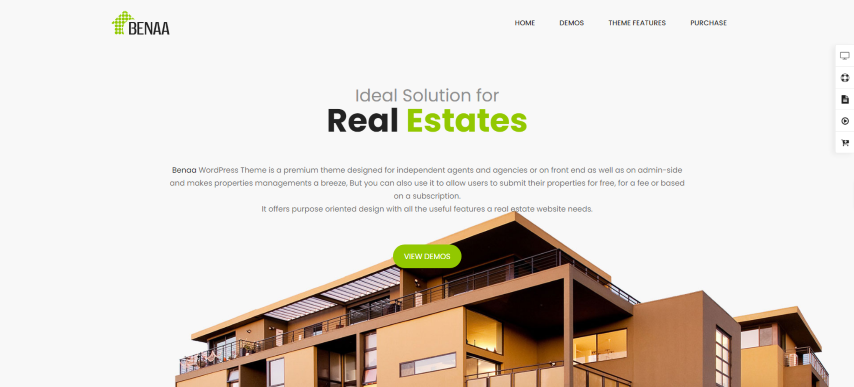 Benaa v3.0.8 - Real Estate WordPress Theme