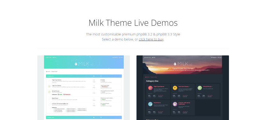 Milk v2.1.13 - Multipurpose Responsive phpBB 3.3 Theme