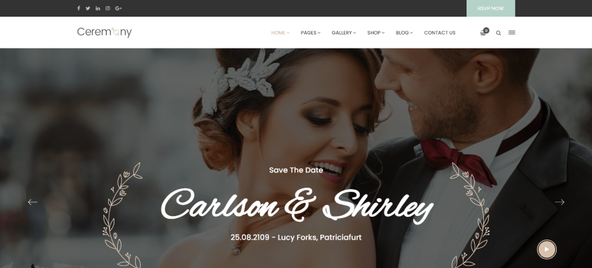 Ceremony v1.6 - Wedding Planner WordPress Theme