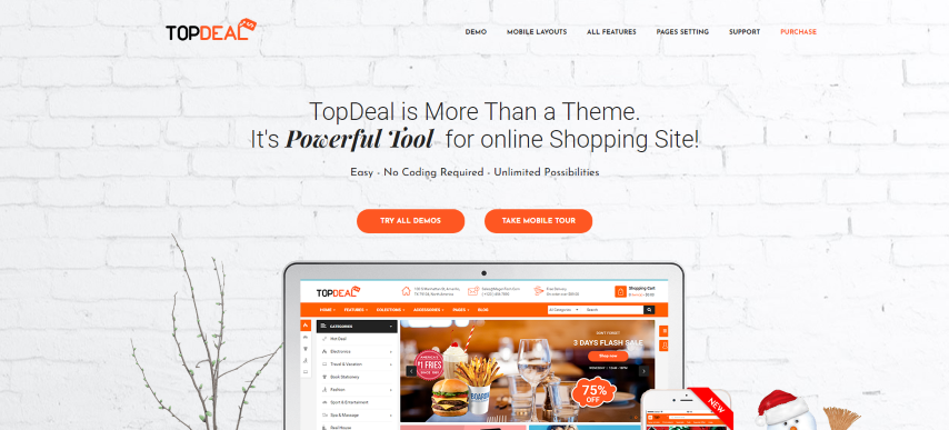 TopDeal v6.0 - MarketPlace - Multi Vendor Responsive OpenCart 3 & 2.3 Theme with Mobile-Specific Layouts