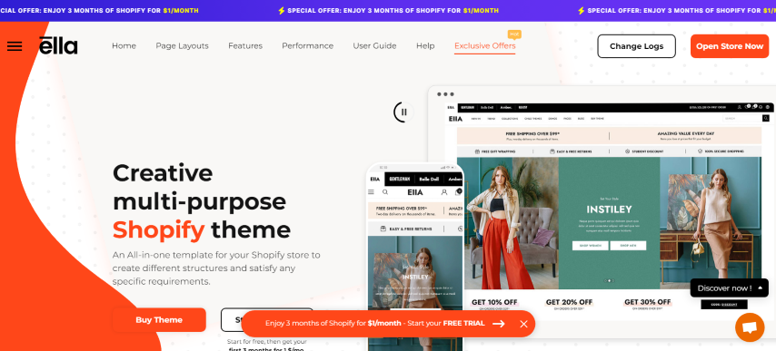 Ella v6.0 - Multipurpose Shopify Theme OS 2.0