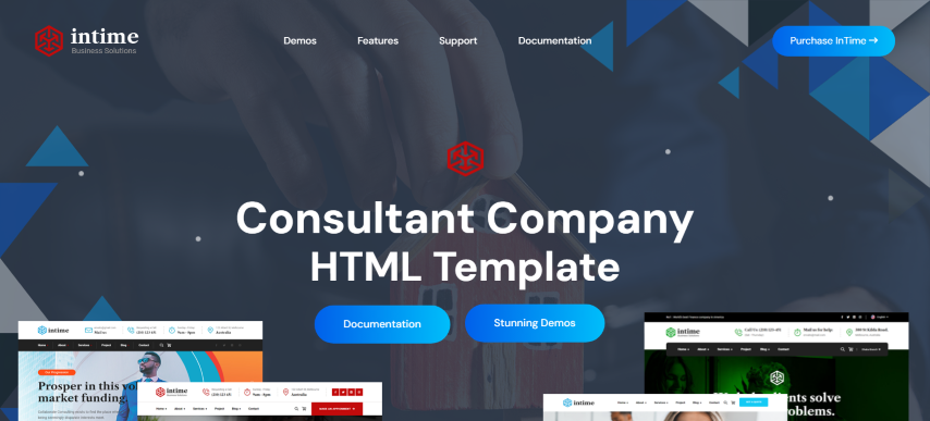 Intime - Business Consulting HTML Template
