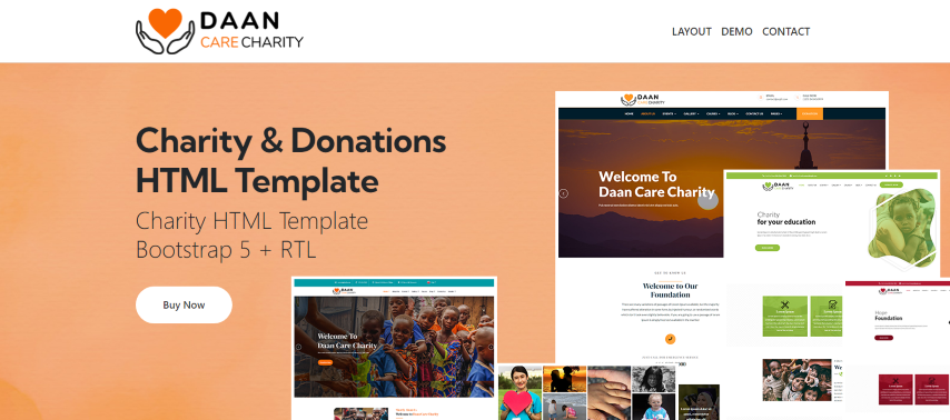 Daan v1.4 - Charity and Donations Mulitpurpose HTML5 Template