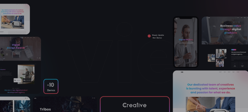 Vie v1.0 - Vue Creative Portfolio & Agency template